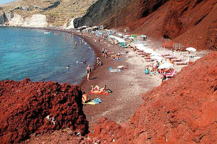 Red Beach Santorini