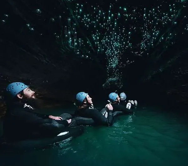 Black Water Rafting in the Glow Worm Caves