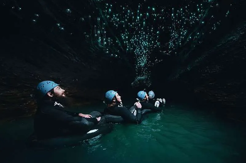 Black Water Rafting in the Glow Worm Caves