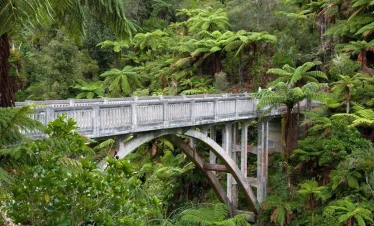 New Zealand Whanganui National Park Bridge to Nowhere