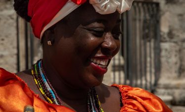 afro cuban woman in costume