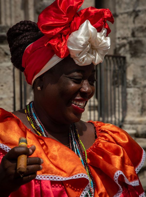 afro cuban woman in costume