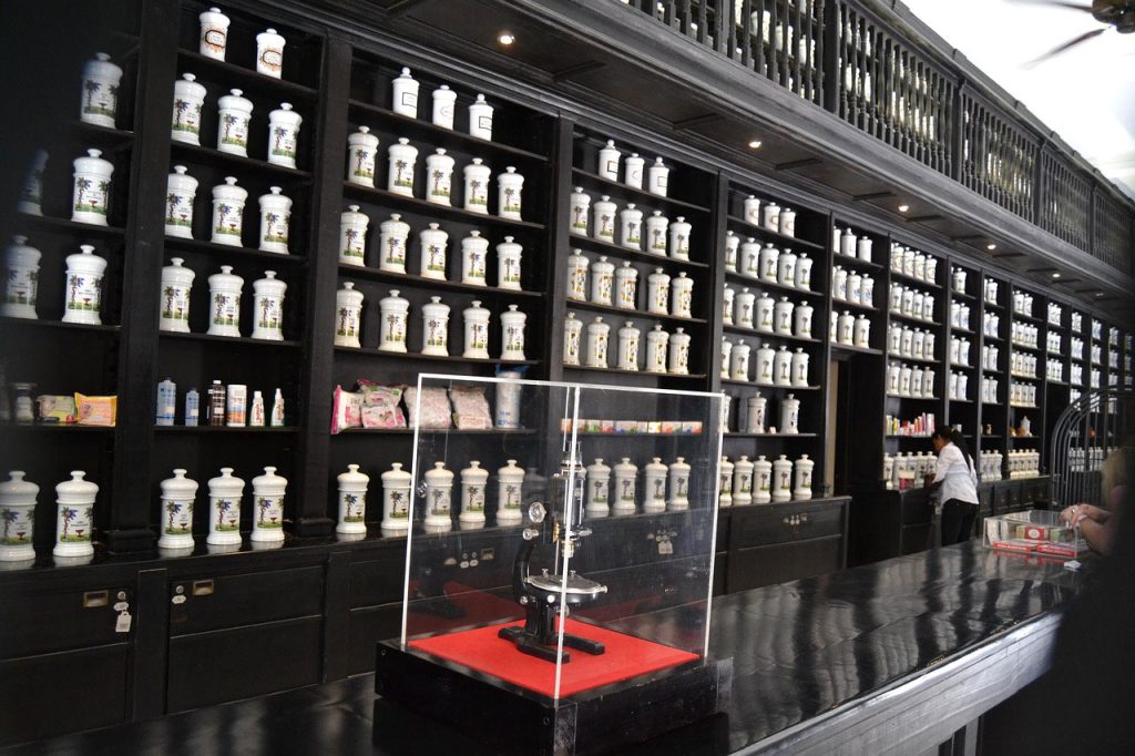 Original pharmacy in Havana