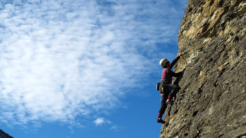 rock climbing