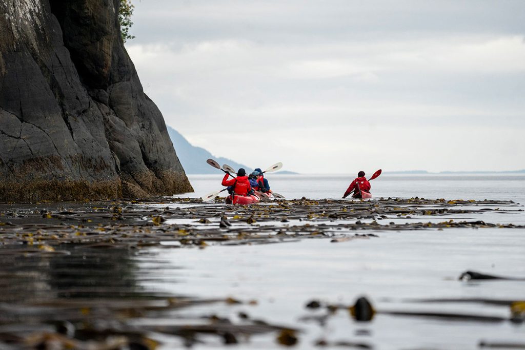 Kayaking near Orca Camp