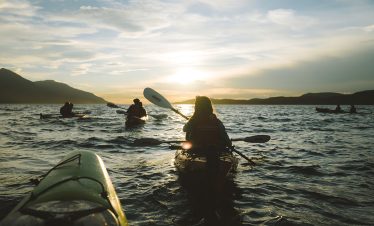 Kayaking at Johnstone Strait
