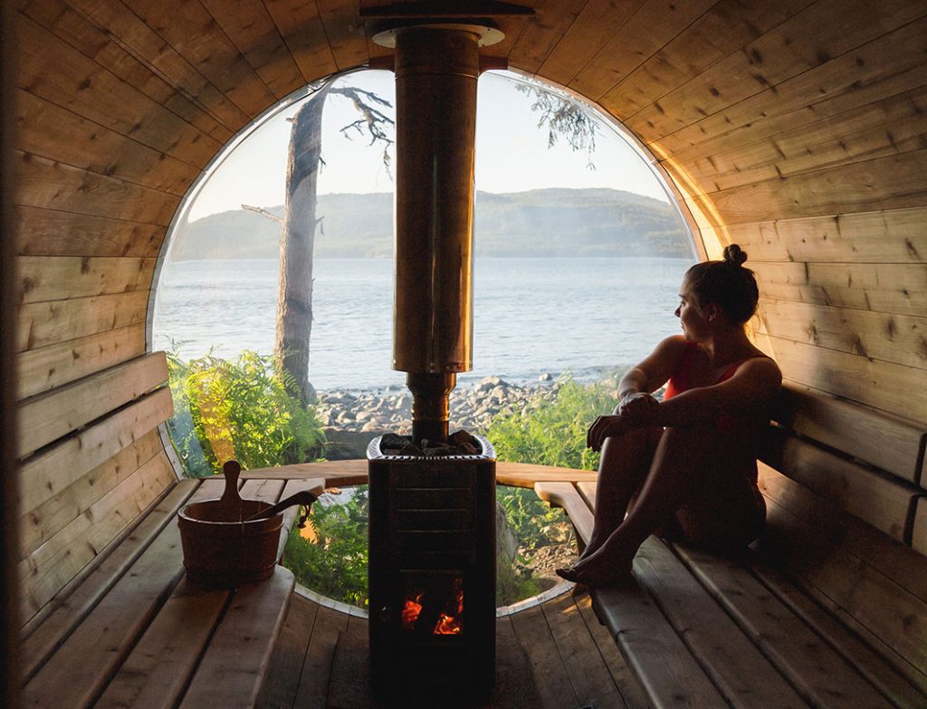 Sauna in Orca Camp