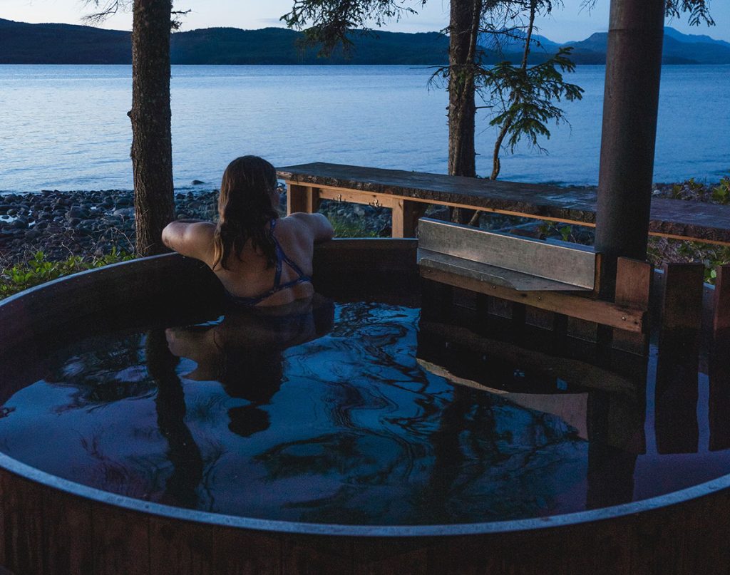 Jacuzzi at Orca Camp
