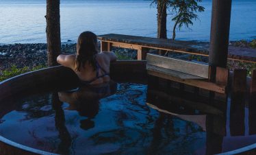 Jacuzzi at Orca Camp