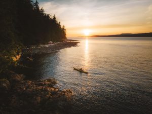 Kayaking near Orca Camp