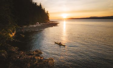 Kayaking near Orca Camp