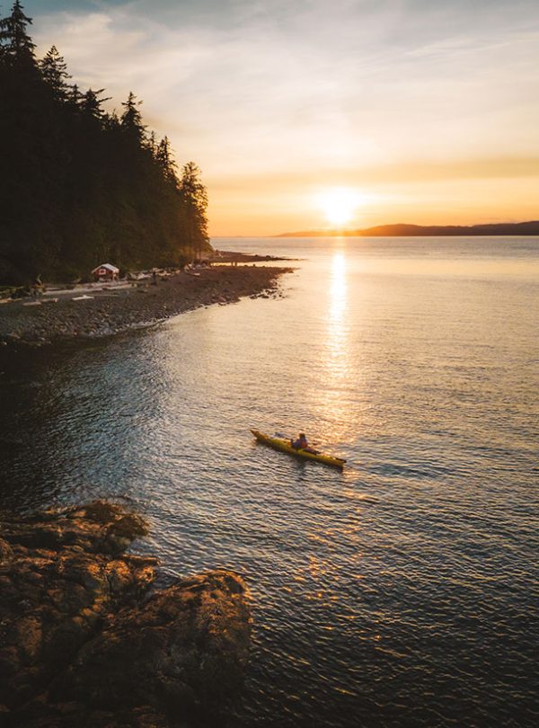 Kayaking near Orca Camp